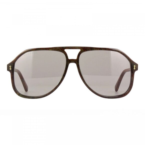 NEW GUCCI GG1042S 003, UNISEX AVIATOR SUNGLASSES GUCCI - Picture 2 of 3